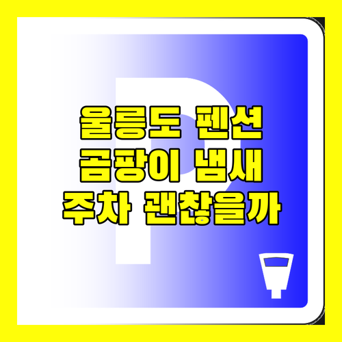 울릉도 해오름관광펜션.. 솔직 후기.. 곰팡이 냄새와 주차 문제, 괜찮을까?