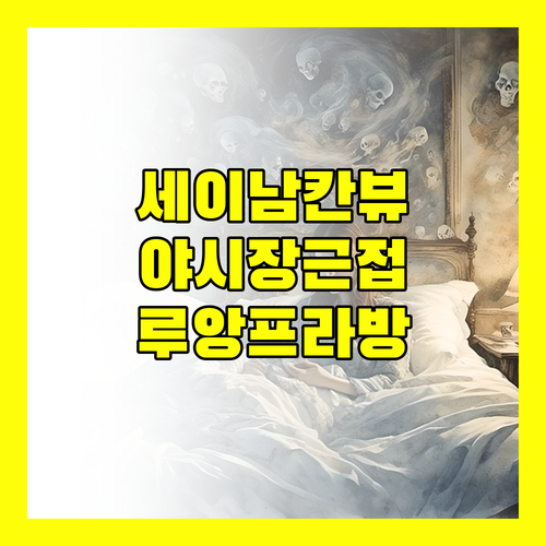 세이남칸 리버 뷰 숙박 후기 루앙프라방 야시장과 가까운 호텔