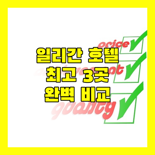 일리간 호텔 추천 더 로프트, 고 호텔, 그리고 새로운 아마르 레지던스까지