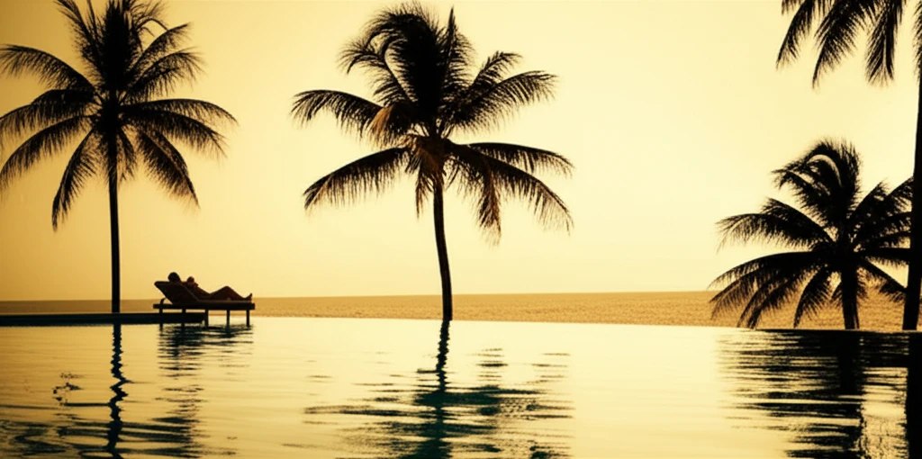 발리 콘래드 수영장