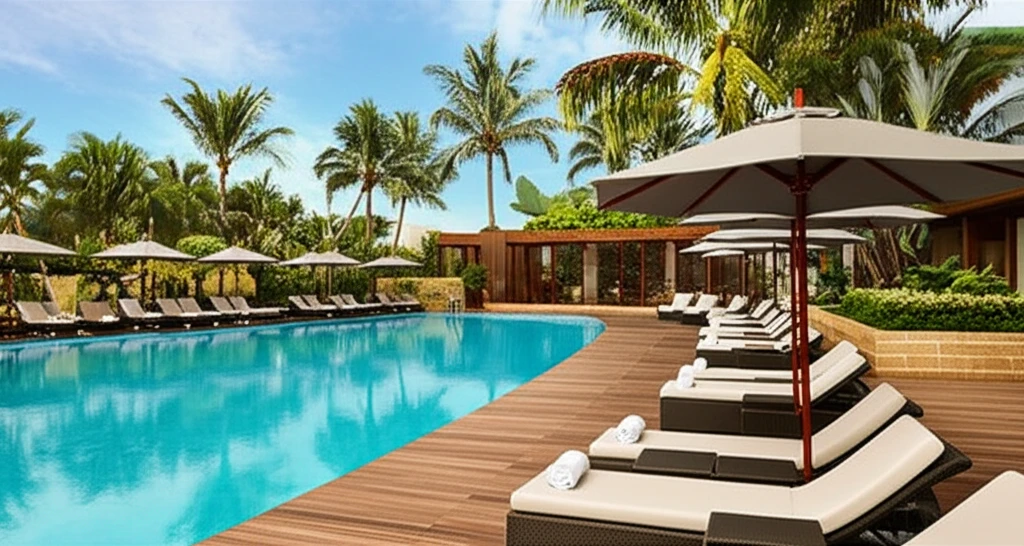 냐짱 인터컨티넨탈 야외 수영장