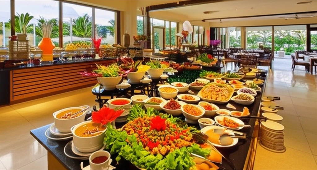 발리 콘래드 레스토랑 Suku