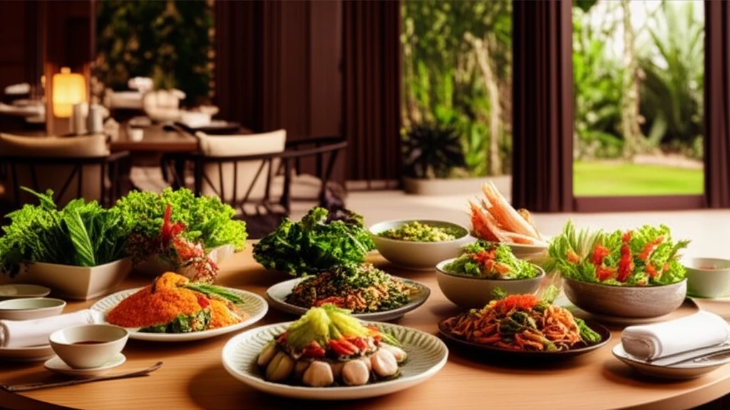 하노이 FLC 리조트 레스토랑 내부