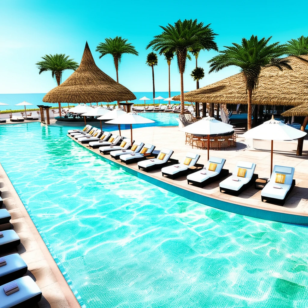 냐짱 머큐어 야외 수영장