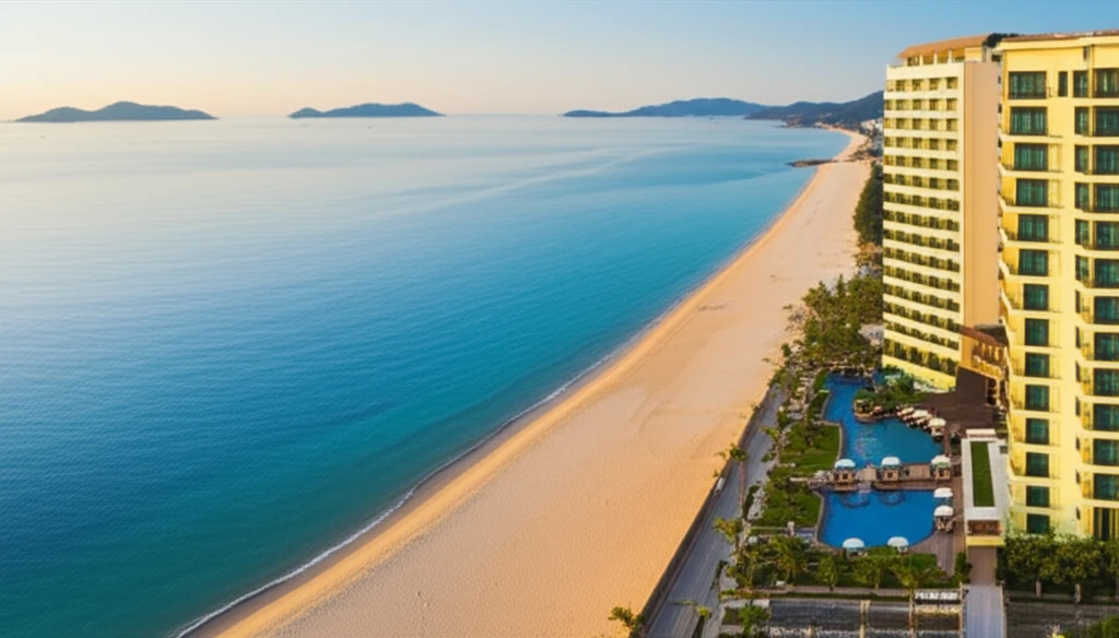 나트랑 해변 풍경