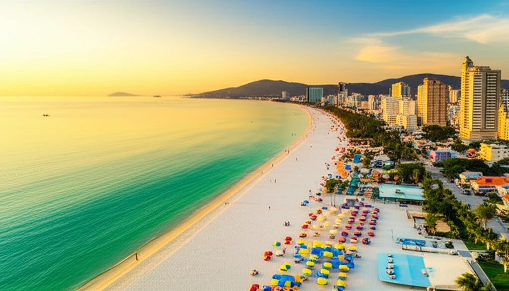 냐짱 해변 풍경