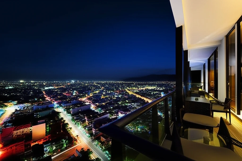 냐짱 노보텔 객실 발코니 뷰