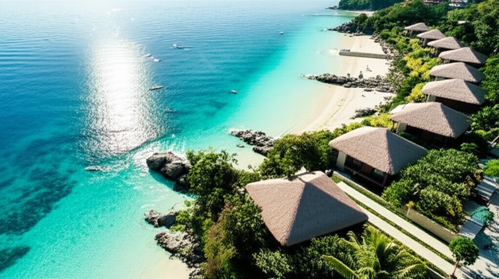 보라카이 크림슨 야경