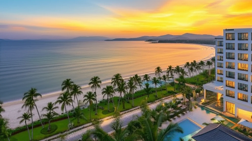 냐짱 쉐라톤 전경