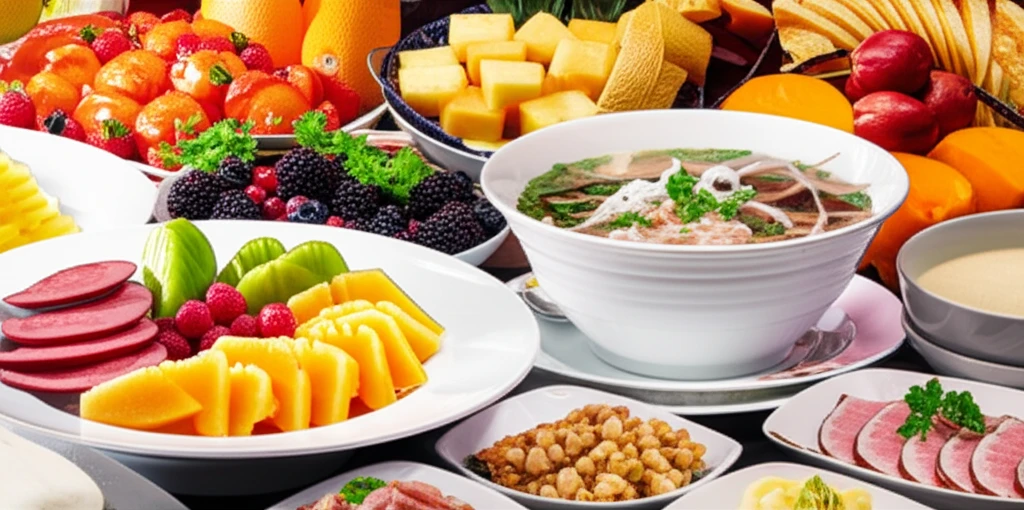 냐짱 노보텔 조식 뷔페