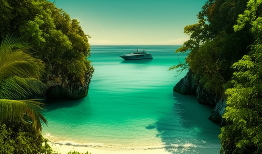 보라카이 샹그릴라 전용 해변 이미지