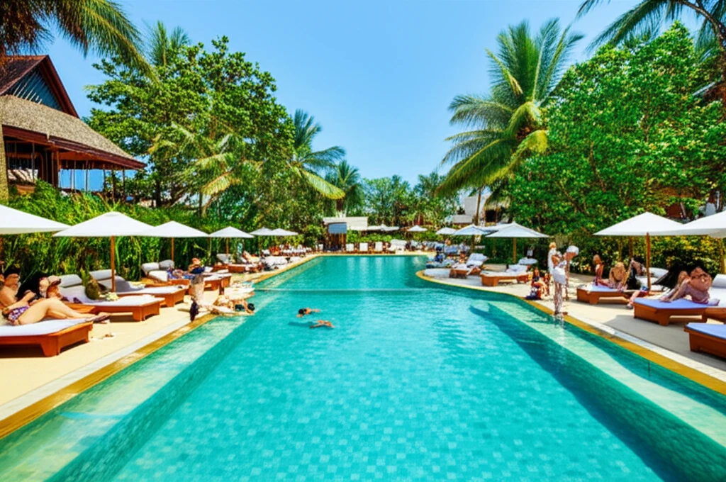 보라카이 샹그릴라 수영장