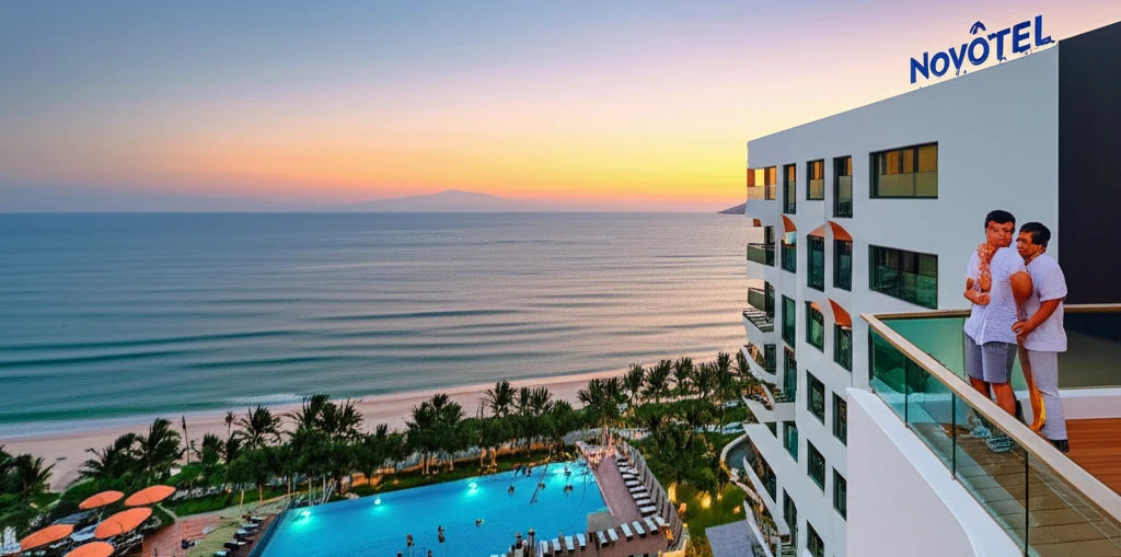 냐짱 노보텔 전경