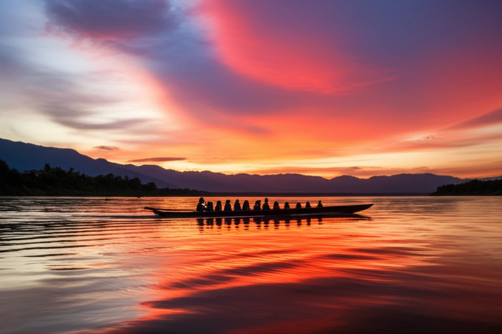 루앙프라방 탁발 행렬