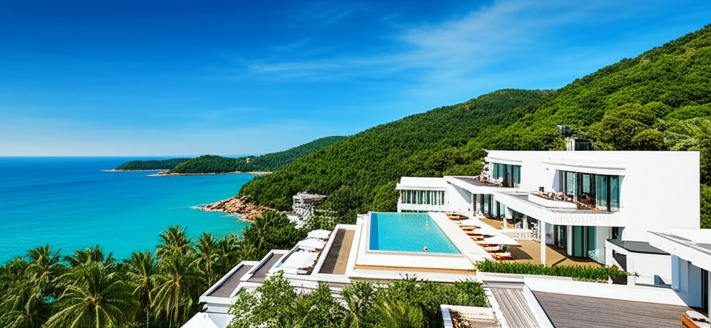 코사무이 W 리조트 전경 이미지