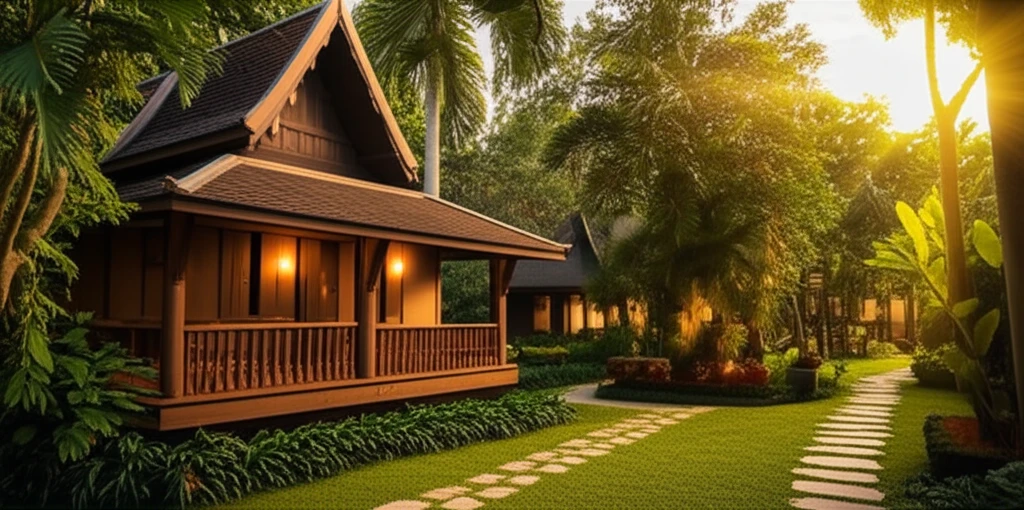 루앙프라방 빌라 산티 스위트룸