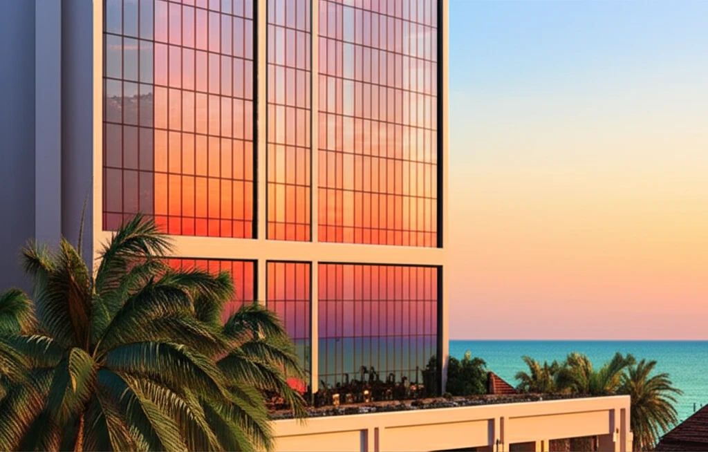 냐짱 노보텔 전경