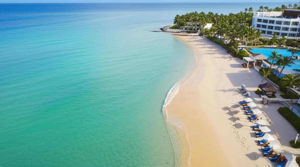 세부 모벤픽 리조트 전용 해변 이미지