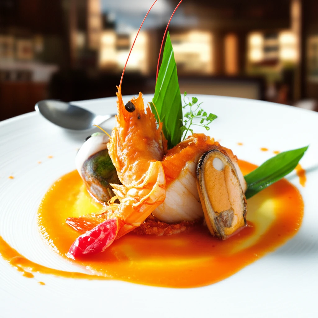 페낭 힐튼 레스토랑 내부 이미지