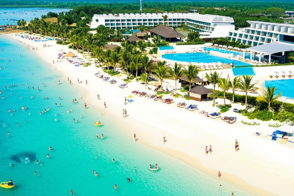 세부 솔레아 리조트 야경