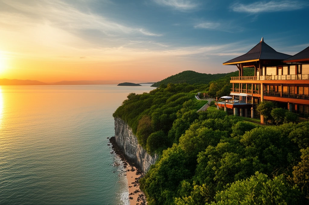 코사무이 인터컨티넨탈 야외 전경