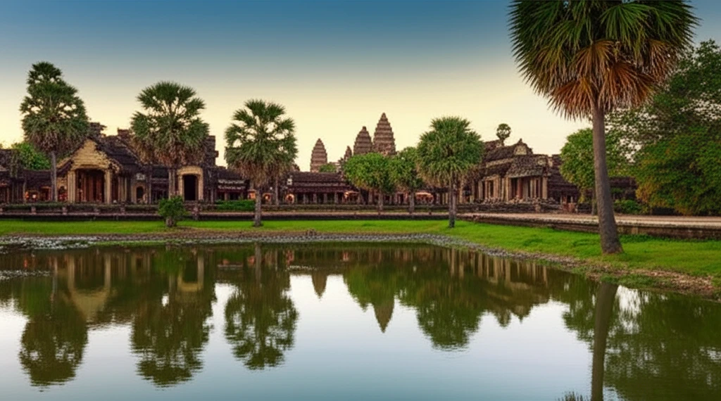 호텔의 전략적 위치를 보여주는 지도 또는 주변 환경